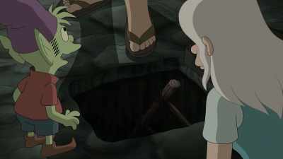 The catacombs! I didn't know
they were under the dungeon. - Disenchantment