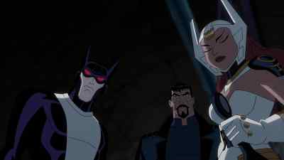The cavalry arrives. - Justice League: Gods and Monsters