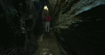 - The cavern's mining
rough will reveal garnets, - Asteroid