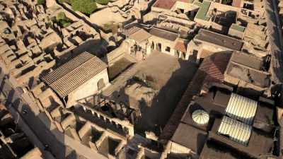 The cavers are crawling ever deeper into
the underfloor heating system. - Lost Treasures of Rome