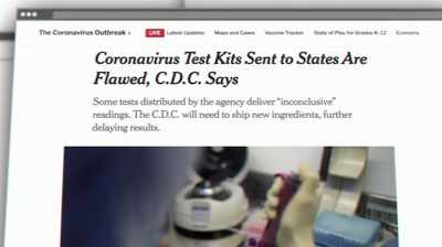 The CDC says they're working
with states now - Totally Under Control