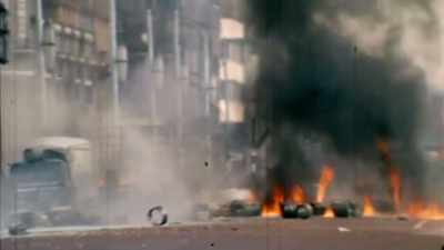 The center of Belfast again,
a massive bomb explodes. - Myth & Mogul: John DeLorean
