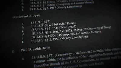 The charges were wire fraud,
mail fraud, - The Crime of the Century