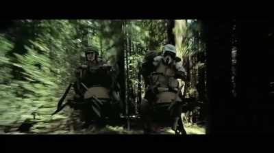 The chase through the forest, - In Search of Tomorrow