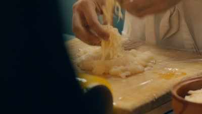 The cheese is enclosed
in a mashed chinchayote, - Eva Longoria: Searching for Mexico