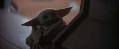 -(THE CHILD COOING)
-(SIGHS) - The Mandalorian