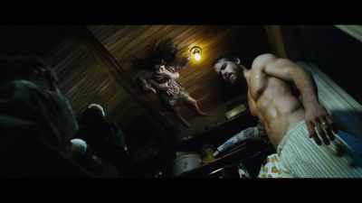 The child twisted up,
stuck to the roof - Eli Roth's History of Horror