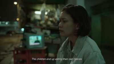 The children end up eating their own faeces - Folklore