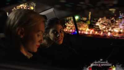 The Christmas lights.
They're beautiful, isn't it? - Romance at Reindeer Lodge