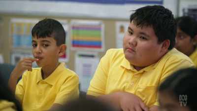 The class will separate themselves
into two groups, - The School That Tried to End Racism