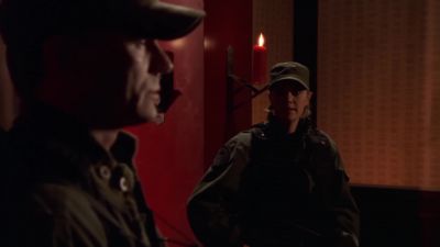 - The claymores are set, sir.
- Good. - Stargate SG-1