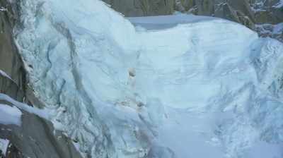 The climbin' was hard and slow, - The Alpinist
