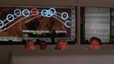 The clock is operating. - The Right Stuff