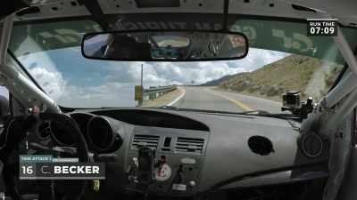 The clouds visible
from Becker's car. - Pike's Peak: On The Edge