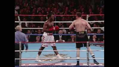 The clutch back,
he's blinking away the blood, - Klitschko: More Than a Fight