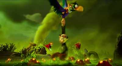 - The color styling for this sequence...
- HAWKINS: Yeah, I love it. - Smurfs: The Lost Village