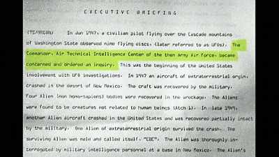 The Commander, Air Technical
Intelligence Center - Truth Hunter