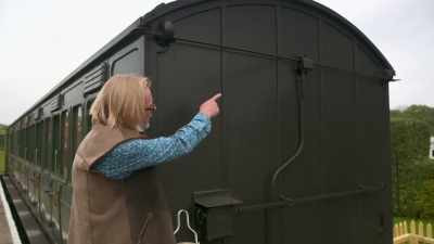 The communication cord
is attached to this valve. - Great Rail Restorations with Peter Snow