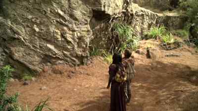 The compass is telling us
to go straight ahead. - Legend of the Seeker