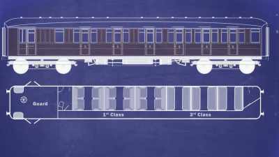 The composite carriage
allowed railway companies - Great Rail Restorations with Peter Snow