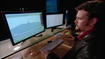 THE COMPUTER ARTIST
USES THOSE CAPTURED MOVEMENTS - How It's Made