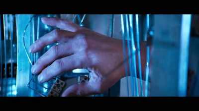 The computer digging into her
arms, basically taking over - In Search of Tomorrow