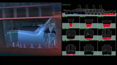 The computer simulation
would bear some of that out, - Titanic: 20 Years Later with James Cameron