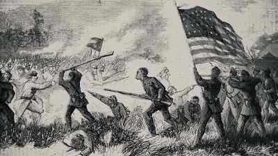 The Confederates
would drive them back - Grant