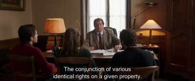 The conjunction of various
identical rights on a given property. - Back to Burgundy