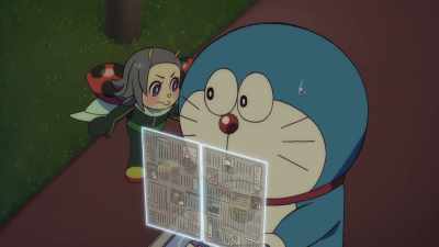 The connection between Doctor Ray
and the Three Sages is unclear. - Doraemon the Movie: Nobita's Sky Utopia