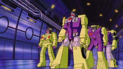 The Constructicons form Devastator - The Transformers: The Movie