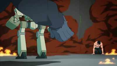 The containment
field. Fall back! - My Adventures with Superman