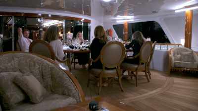 The conversations are
getting very quiet. - Below Deck Down Under