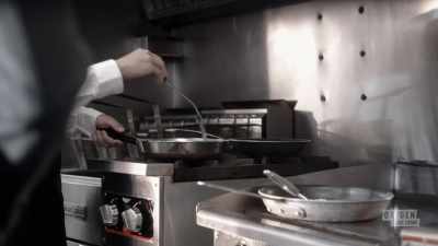 - The cook turned the onions on
the grill - Black Widow Murders