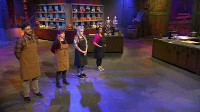 The cookie maker leaving
the laboratory is... - Halloween Cookie Challenge