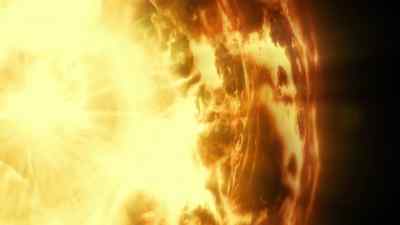 THE CORE BLASTS OFF
THE OUTER LAYERS OF THE STAR. - How the Universe Works