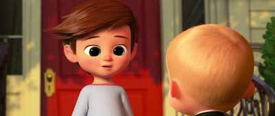 The corner office, the private potty.
All that stuff. - The Boss Baby