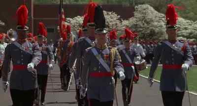 The corps of cadets
is commanded by Major John Cooper. - Taps
