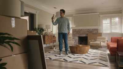 The couch, for example, is
the visual anchor in the room, - The Rookie: Feds