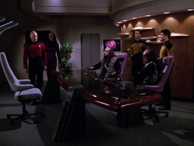 The Council must have
a leader now! - Star Trek: The Next Generation