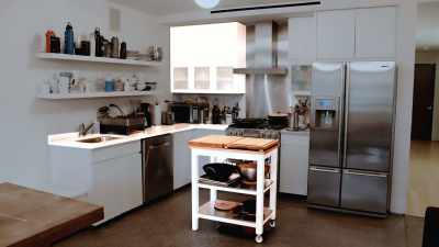 The countertop,
the front-and-center cabinet, - Get Organized with The Home Edit