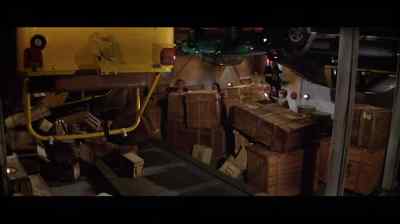 The crates. The crates.
Here, here. - Beyond the Poseidon Adventure