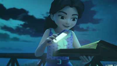 "The Creature's
tentacles grabbed--" - LEGO Friends: Girls on a Mission