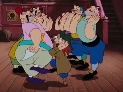Crook crook Crickety crockety crickety crickThe croc is after Captain - Peter Pan