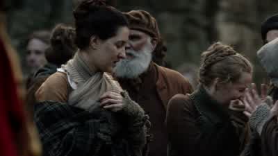 The crowd, they had to look away. - Outlander
