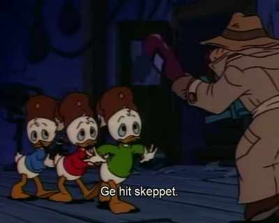 The curse is only activated
if you ring the gong three times - DuckTales