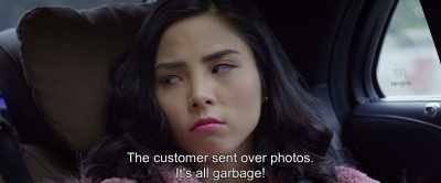 The customer sent over photos.
It's all garbage! - Go Back to China