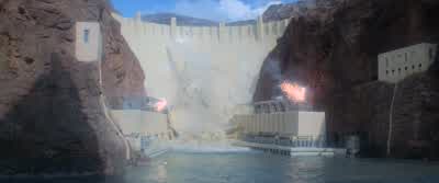 The dam burst! - Superman