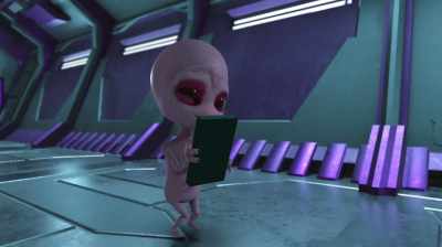 The damage it's
almost incalculable. - Panda vs. Aliens