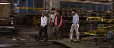 The damaged trains are
brought for repair. - Mukkabaaz